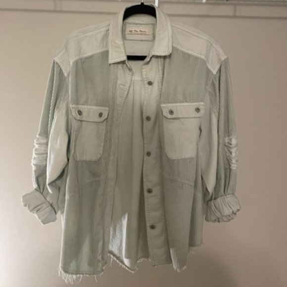Free People Corduroy Shirt Jacket - Picture 1 of 4